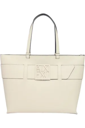 Armani Exchange Taske, Dame, , ONE SIZE, Læder, Eco-læder håndtaske med frontlogo