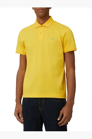 HARMONT&BLAINE Top, Herre, Gul, L, Bomuld, T-shirts og Polos