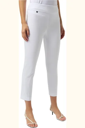 Joseph Ribkoff Bukser, Dame, Hvid, 4XL, Uld, Hvide Stilfulde Bukser