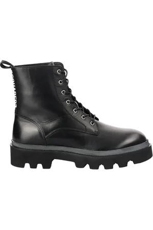 Dsquared2 Sko, Herre, Sort, 42 EU, Uld, Stilfulde Ankelstøvler