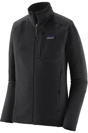 Patagonia Sport, Dame, Sort, S, Uld, Sort R1 Jakke til udendørs eventyr