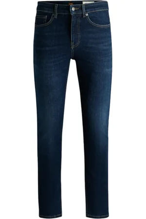 HUGO BOSS Jeans, Herre, Blå, W36, Bomuld, Bomuldsblandede herrejeans
