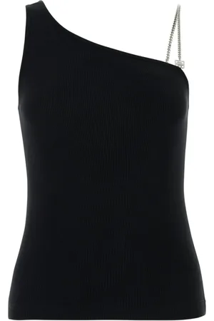 Givenchy Top, Dame, Sort, M, Uld, En Skulder Top