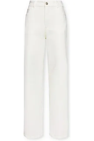 Elena Miro Jeans, Dame, Hvid, XL, Mellem bredde ben