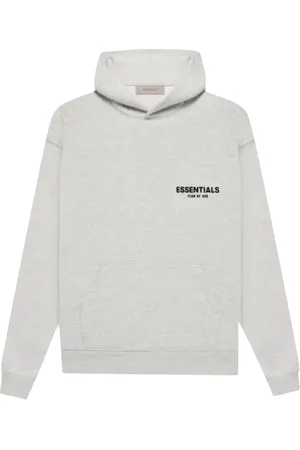 FEAR OF GOD Sweathshirts & Hoodies, Herre, Grå, L, Bomuld, Limited Edition Hoodie Lys Oatmeal
