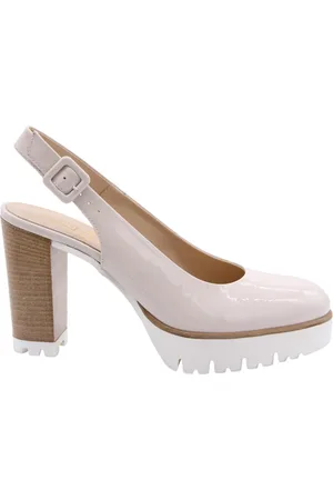 Luca grossi Sko, Dame, Hvid, 40 EU, Slingback Sandaler Parma