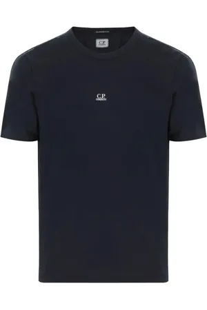 C.P. Company Top, Herre, Blå, 2XL, Bomuld, Basis T-shirt