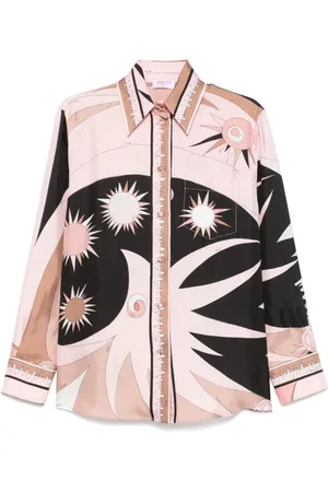 Emilio Pucci Bluser & Skjorter, Dame, Lyserød, S, Rosa Skjorter til Kvinder