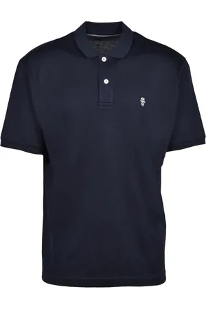 ELEVENTY Top, Herre, Blå, 2XL, Bomuld, Polo