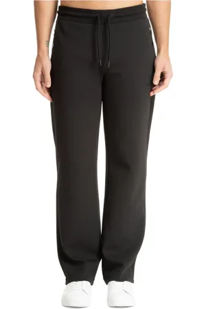EA7 Bukser, Herre, Sort, M, Bomuld, Elastisk talje joggers i ensfarvet