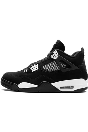 Jordan Sko, unisex, Sort, 42 1/2 EU, Hvide Torden Retro Sneakers