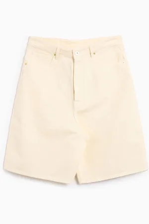 Drôle de Monsieur Shorts, Herre, , L, Bomuld, Ecru Baggy Bomuldsshorts med Lynlås
