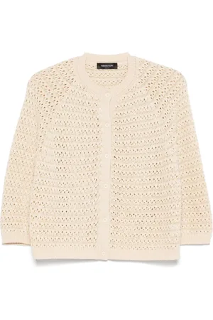 Fabiana Filippi Strik, Dame, , S, Bomuld, Pailletapplikation Cardigan