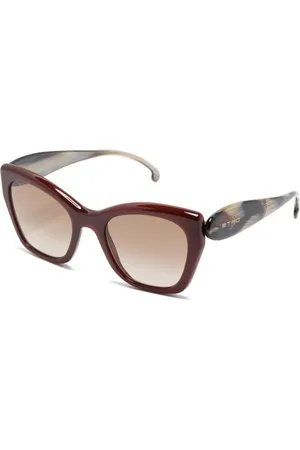 Etro Tilbehør, Dame, Brun, 54 MM, Tyl, 0084S 09Qha Solbriller