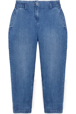 Fiorella rubino Jeans, Dame, Blå, 7XL, Bomuld, Balloon-Jeans, Model Corallo