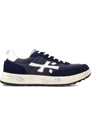 Premiata Sko, Herre, Blå, 41 EU, Uld, Stilfulde Sneakers