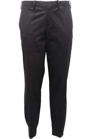 Neil Barrett Bukser, Herre, Sort, XL, Slim Fit Bukser med Lav Talje