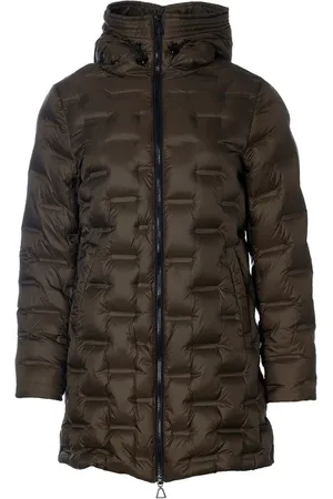 Danwear Frakke, Dame, Grøn, XL, Uld, Premium Vinterjakke med Stilfuldt Design