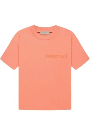 FEAR OF GOD Top, Herre, Lyserød, S, Uld, Korale Essential T-Shirt Stilfuld Komfort