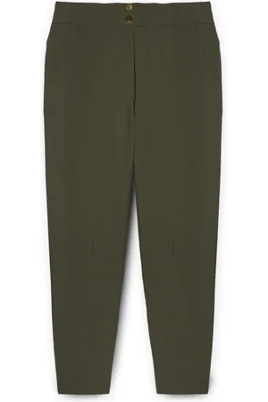 Fiorella rubino Bukser, Dame, Grøn, 2XL, Polyester, Lige skåret bukser