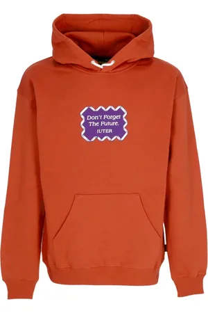 IUTER Sweathshirts & Hoodies, Herre, Rød, M, Bomuld, Rød hættetrøje med lomme
