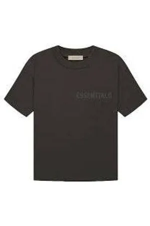 FEAR OF GOD Top, Herre, Sort, XS, Uld, Essentials Off T-Shirt Ss22