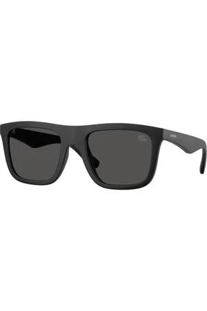 Burberry Tilbehør, Herre, Sort, 55 MM, Uld, Stilfulde solbriller i trendy farve