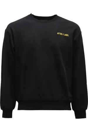 afterlabel Sweathshirts & Hoodies, Herre, Sort, L, Uld, Bruxelles Sweatshirt Garzato Model SEO