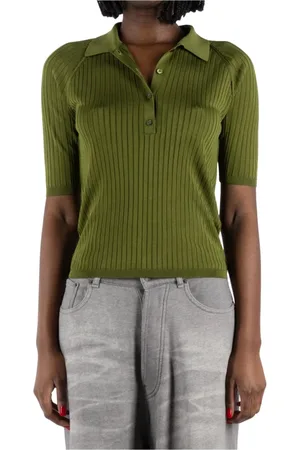 Acne Studios Top, Dame, Grøn, S, Bomuld, Grøn Bomuldsblanding Sweater
