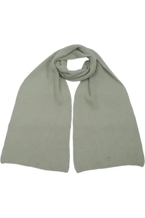 Pinko Tilbehør, Dame, Grøn, ONE SIZE, Uld, Alpaca Tørklæde i ensfarvet