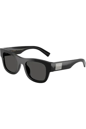 Dolce & Gabbana Tilbehør, Herre, Sort, 50 MM, Uld, Stilfulde solbriller Dg4509 Sort