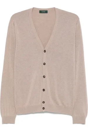 ZANONE Strik, Herre, Brun, M, Uld, Stilfulde Sweaters til Mænd og Kvinder