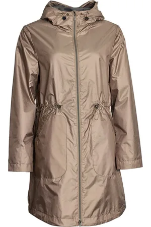 Danwear Jakke, Dame, , 3XL, Polyester, Letvægts Taupe Overgangsjakke