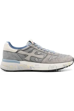 Premiata Sko, Herre, Grå, 45 EU, Uld, Stilfulde Sneakers til Mænd