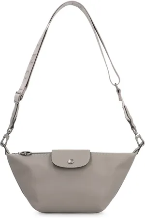 Longchamp Taske, Dame, Grå, ONE SIZE, Læder, Xtra Crossbody Læder Taske