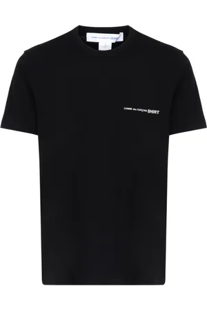 Comme des Garçons Top, Herre, Sort, L, Strikket herre T-shirt i sort