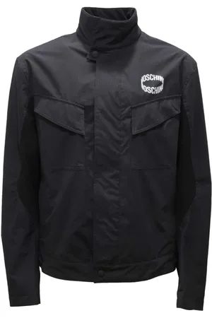 Moschino Jakke, Herre, Sort, M, Bomuld, Vindtæt Couture Jakke