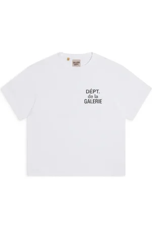 GALLERY DEPT. Top, Herre, Hvid, M, Hvid Crew Neck T-shirt