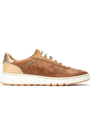 Pikolinos Sko, Dame, Brun, 37 EU, Læder, Brun Dame Sneaker - Behagelig og Fleksibel