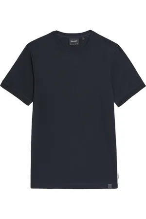 Lyle & Scott Top, Herre, Blå, XS, SS T-shirts Panelled T-shirt