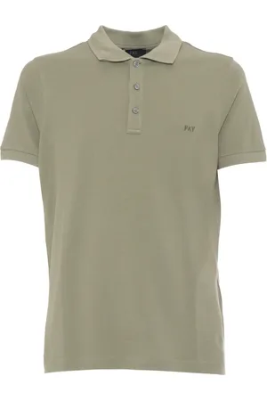 FAY Top, Herre, Grøn, M, Pique Polo Shirt