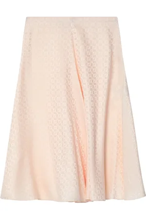 Fendi Nederdel, Dame, Lyserød, 2XS, Elegant Blyant Nederdel