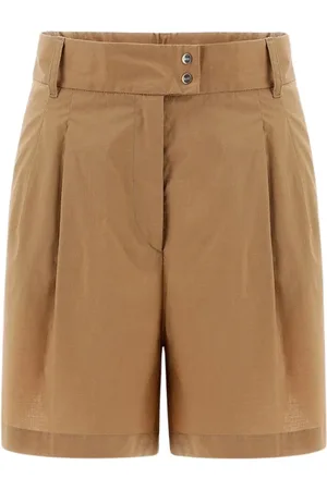 HERNO Shorts, Dame, Brun, M, Bomuld, Shorts i let bomuld stretch