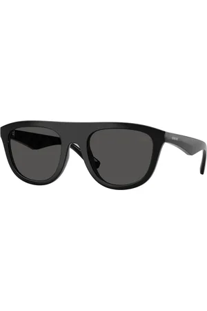 Burberry Tilbehør, Herre, Sort, 55 MM, Uld, Stilfulde solbriller i sort