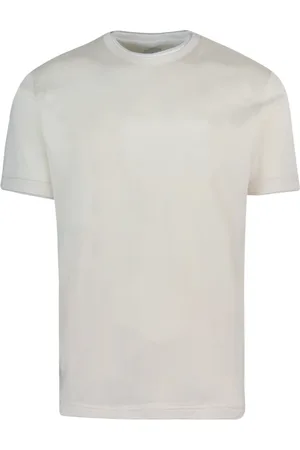 ELEVENTY Top, Herre, Grå, XL, Bomuld, Bomuld T-shirts og Polos med Kontrast Trim