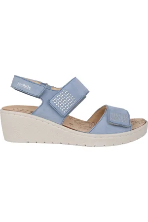 Mephisto Sko, Dame, Blå, 37 EU, Blå Brede Fit Dame Sandal