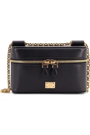 Dolce & Gabbana Taske, Dame, Sort, ONE SIZE, Uld, Sort Kæde Skuldertaske