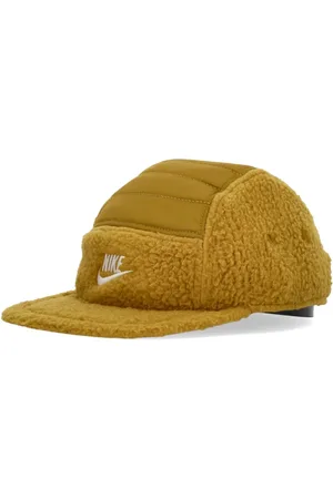 Nike Tilbehør, Herre, Gul, S, Polyester, Sherpa Flat Visor Cap Ustruktureret Panel