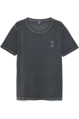 Moschino Top, Herre, Grå, L, Grå Crew Neck T-shirts og Polos