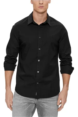Calvin Klein Skjorte, Herre, Sort, M, Urban Sort Skjorte